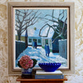Load image into Gallery viewer, Mid Century Original Oil Painting From Sweden by K Christensen
