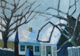 Load image into Gallery viewer, Mid Century Original Oil Painting From Sweden by K Christensen
