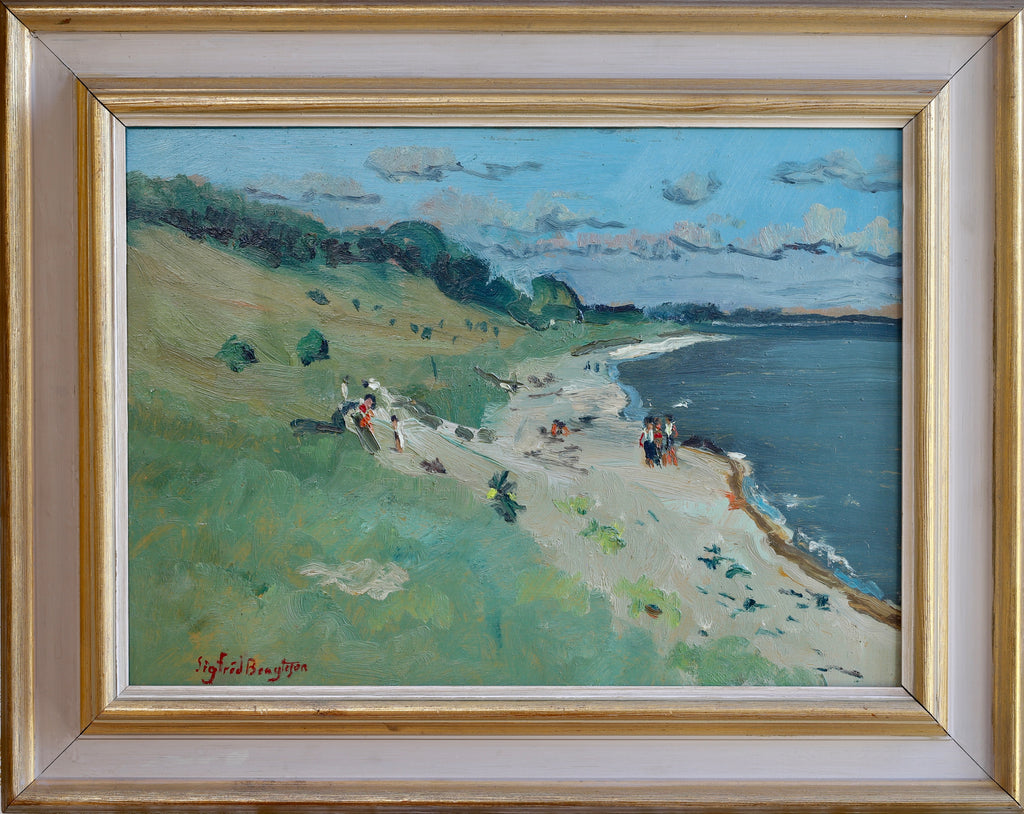 Vintage Art Original Oil Painting From Sweden by S Bengtsson