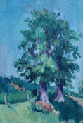 Load image into Gallery viewer, Striking Vintage Landscape Oil Painting From Sweden by E Jacobsson 1944
