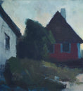 Load image into Gallery viewer, Mid Century Original Landscape Oil Painting From Sweden
