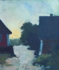 Load image into Gallery viewer, Mid Century Original Landscape Oil Painting From Sweden
