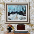 Load image into Gallery viewer, Vintage Mid Century Landscape Painting By G Berglund Sweden
