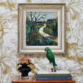 Load image into Gallery viewer, Colorful Mid Century Original Vintage Oil Painting from Sweden
