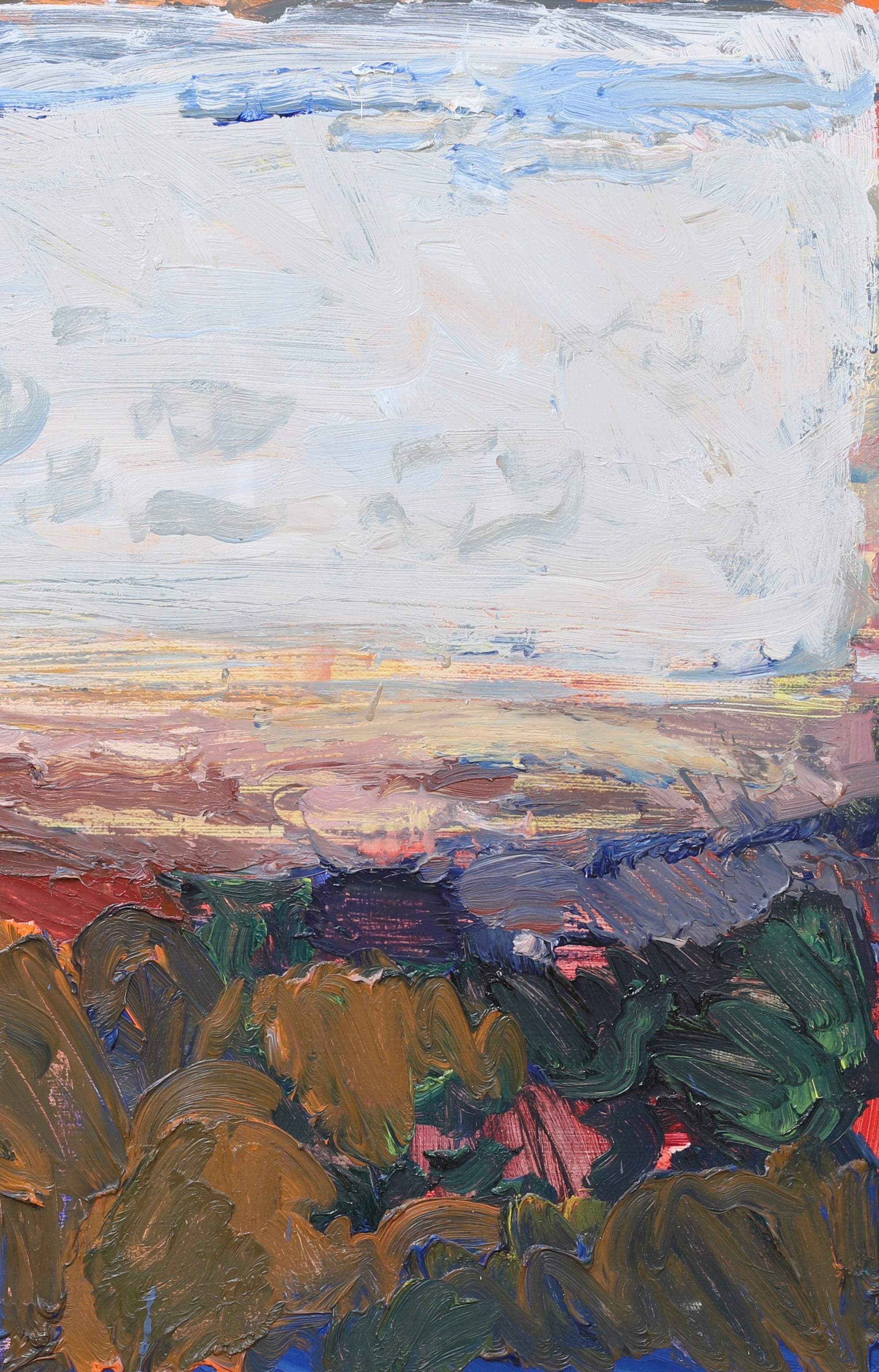 Vintage Art Original Landscape Oil Painting From Sweden