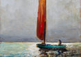 Load image into Gallery viewer, Mid Century Original Oil Painting From Sweden by K Normann
