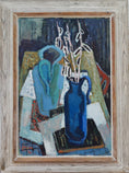 Load image into Gallery viewer, Vintage Mid Century Interior Oil Painting From Sweden by J Bören

