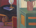 Load image into Gallery viewer, Vintage Mid Century Interior Oil Painting From Sweden 1952
