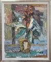 Vintage Mid Century Still Life Oil Painting From Sweden