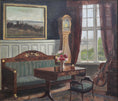 Load image into Gallery viewer, Vintage Art Room Original Interior Oil Painting from Sweden
