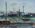 Load image into Gallery viewer, Mid Century Original Oil Painting From Sweden By Eskil Skans
