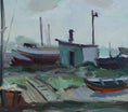 Load image into Gallery viewer, Mid Century Original Oil Painting From Sweden By Eskil Skans

