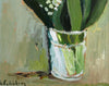 Swedish Vintage Art Still Life Oil Painting From Sweden