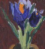 Vintage Mid Century Still Life of Crocuses From Sweden