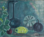 Vintage Mid Century Still Life Oil Painting From Sweden