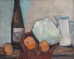 Mid Century Vintage Kitchen Still Life Painting from Sweden