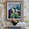 Mid Century Still Life Oil Painting by Listed Artist E Julius Sweden