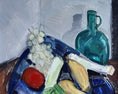 Load image into Gallery viewer, Mid Century Still Life Oil Painting by Listed Artist E Julius Sweden
