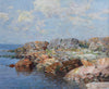 Mid Century Original Coastal Oil Painting From Sweden