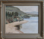 Mid Century Original Landscape Oil Painting From Sweden