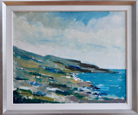 Vintage Art Mid Century Oil Painting By Walterström Sweden