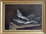 Swedish Vintage Art Kitchen Still Life Oil Painting From Sweden