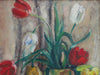 Vintage Mid Century Still Life of Tulips From Sweden