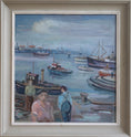 Load image into Gallery viewer, Vintage Art Room Mid Century Original Oil Painting from Sweden
