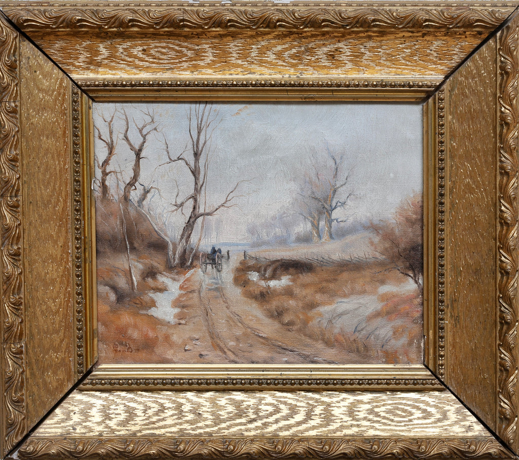 Original Vintage Landscape Oil Painting from Sweden