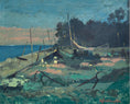Load image into Gallery viewer, Vintage Art Original Oil Painting From Sweden by S Bengtsson 1959
