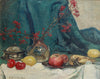 Original Vintage Still Life Oil Painting from Sweden