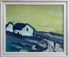 Vintage Mid Century Farmhouse Oil Painting By Walterström Sweden