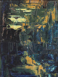 Load image into Gallery viewer, Vintage Art Room Original Abstract Oil Painting from Sweden
