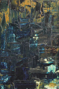 Load image into Gallery viewer, Vintage Art Room Original Abstract Oil Painting from Sweden
