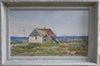 Vintage Coastal Painting by from Sweden by B Peterson