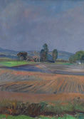 Load image into Gallery viewer, Original Vintage Farmhouse Oil Painting Sweden
