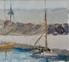 Mid Century Original Sailboat Oil Painting From Sweden