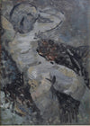 Original Mid Century Figurative Painting From Sweden 1961