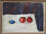 Mid Century Original Still Life Oil Painting From Sweden