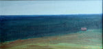 Vintage Art Mid Century Coastal Oil Painting from Sweden 1957