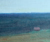 Vintage Art Mid Century Coastal Oil Painting from Sweden 1957