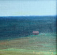 Load image into Gallery viewer, Vintage Art Mid Century Coastal Oil Painting from Sweden 1957
