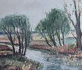 Load image into Gallery viewer, Mid Century Oil Painting From Sweden by G Isaksson
