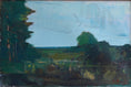 Load image into Gallery viewer, Vintage Mid Century Landscape Painting By G Berglund Sweden
