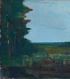 Vintage Mid Century Landscape Painting By G Berglund Sweden