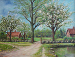 Striking Vintage Landscape Oil Painting From Sweden