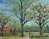 Striking Vintage Landscape Oil Painting From Sweden