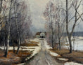 Load image into Gallery viewer, Swedish Vintage Art Room Oil Painting From Sweden
