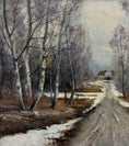 Load image into Gallery viewer, Swedish Vintage Art Room Oil Painting From Sweden
