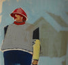 Vintage Art Room Fisherman's Portrait Sweden